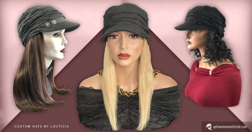 Hats with Hair Attached for Women Uptown New York Style