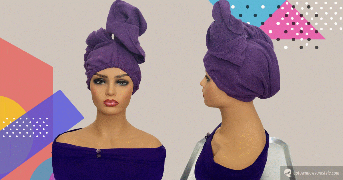 Hair Turban Towel Wrap for Quickly Drying Hair