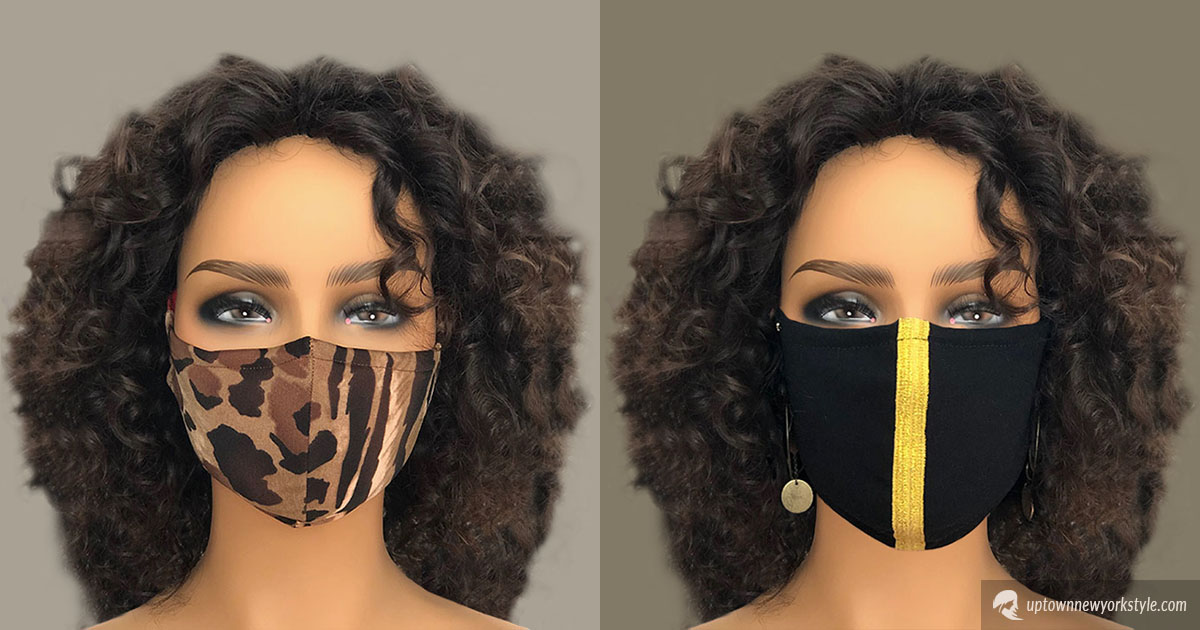 Designer Cloth Face Masks Made In Usa Uptown New York Style