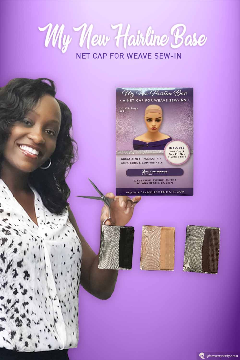 Cecelia Johnson\'s \'My New Hairline Base\' Net Weave Cap