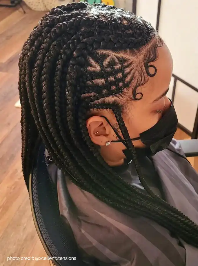 Edges with Baby Hair Loops