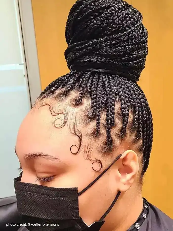 Ways To Style Hair Edges Swirly Baby Baby Curves